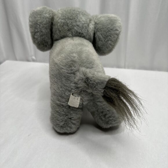 Walmart Gray Elephant Plush 9" Stuffed Animal Toy fluffy - Picture 5 of 9